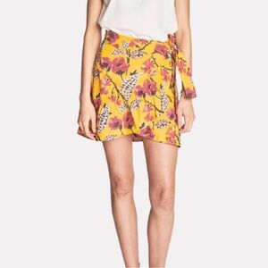 NWT ALC yellow wrap skirt - 0